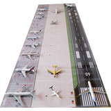 Aeroporto Diorama Terminal Para Miniaturas Aeronaves Tapete