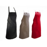 6 Delantal Gabardina Beijge C/ Bolsillo Super Oferta