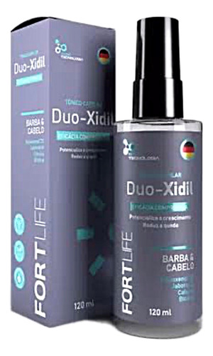 Duo-xidil Tônico Capilar Barba E Cabelo 120ml. Fortlife