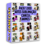 Pack 1000 Artes Para Sublimação Em Canecas Animes Naruto