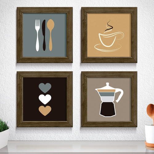 Quadro Decorativo Café Cozinha Cantina Copa Cafeteria