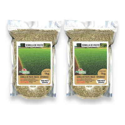 Semilla De Pasto Ingles Ryegrass 2 Kg  | Envío gratis