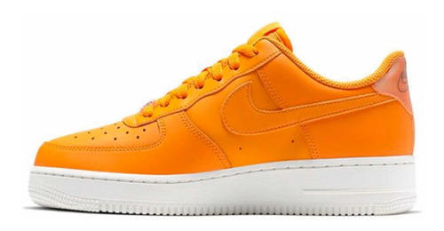 Tenis Nike Air Force 1 Naranja Piel, Originales Y Con Caja 