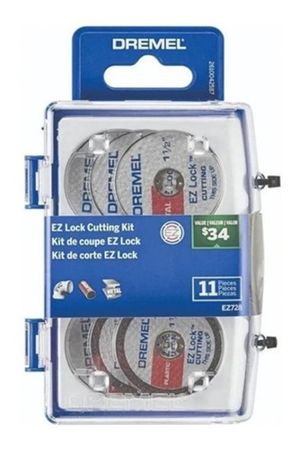 Discos De Corte Dremel Ez 728 - Set 11 Piezas - Fdn 