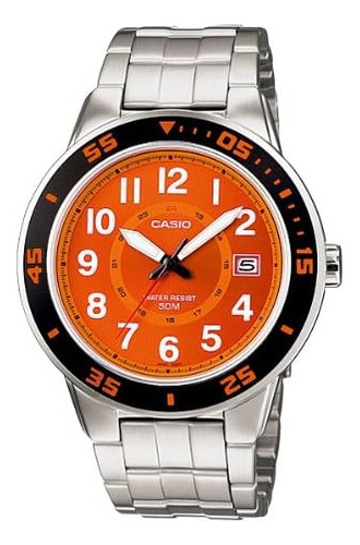 Reloj Casio Analogo Mtp-1298d-4b Sumergible 50m Acero Inox