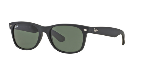 Lentes Ray Ban New Wayfarer Black Rubber Green | Chilelentes