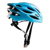 Casco Bicicleta Raleigh 29ventilaciones Regulable Color Celeste Talle M (54 - 58 Cm)