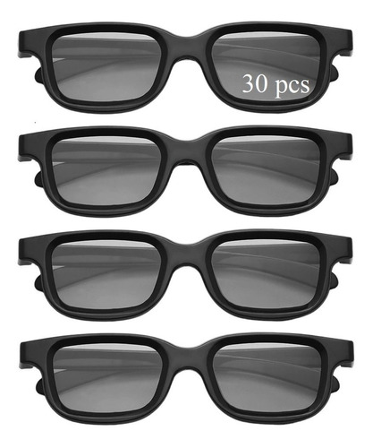 30x Lentes 3d Pasivos Polarizado Tv Cinema Poyector