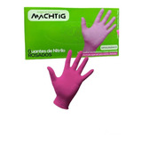 Guantes De Nitrilo Para Manicure O Pestañas 100 Pcs