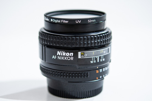 Lente Nikkor 50mm F1.4d Nikon + Filtro