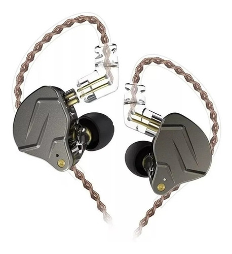 Fone De Ouvido In-ear Kz Zsn Pro Without Mic Gray