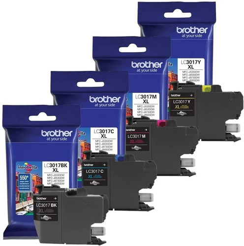 Kit Cartuchos Lc3017 Brother Cmyk J6930/6530/5330 Originales