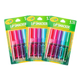 Lip Smacker - 3 Piezas Crayola Liquid Party Pack - Bálsamo 