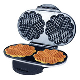 Máquina Para Hacer Waffles Zz 1200w/negro