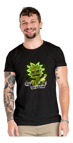 Polera Rick And Morty Toxins Series Algodón Orgánico Wiwi