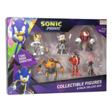 Set De 8 Figuras Coleccionables Sonic Prime The Headgehog 