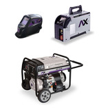 Axt-com11 Generador Axt-g10k 10kw, Soldadora 202lcd C/careta