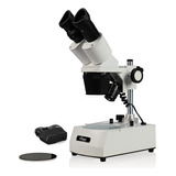 Vision Scientific Vms-ld-24 Microscopio Estéreo Binocular,. Color Gris/blanco