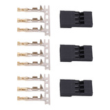 100 Unidades 11.010 Male Jr Plug Diy Jr Pin Kit Gold Plating