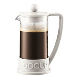 Bodum Cafetera Blanco Blanca Brazil 8 Pocillos Tazas Café