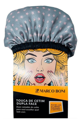 Touca De Cetim Anti-frizz Dupla Face 8496 - Marco Boni Cor Sortido