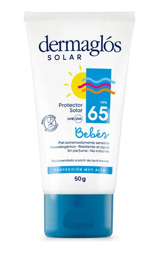 Dermaglos Protector Solar Bebes Fps65 50g