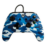 Controle Joystick Brand Powera Pc Xbox Serie X/s Marine Camo