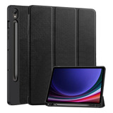 Funda Para Samsung Galaxy Tab S9 Con Soporte S-pen Negro