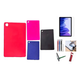 Capa Silicone P/ Tablet A7 T500/t505+ Película+ Caneta Touch