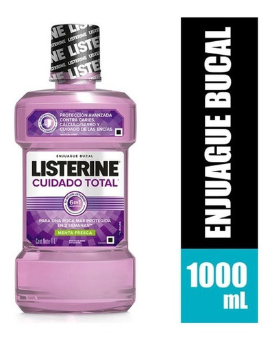 Enjuague Bucal Listerine Cuidado Total X  1lt