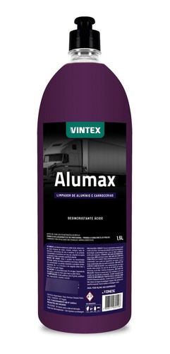 Alumax Limpa Alumínio Rodas Baú Aro Vintex 1,5 Litros Vonixx