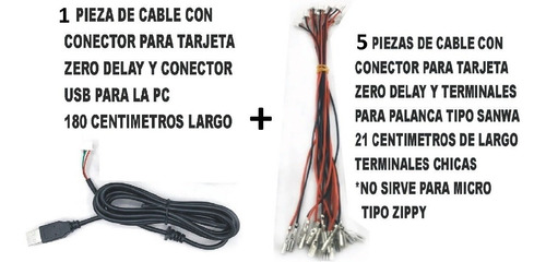 1 Cable De Repuesto De 4 Pines A Usb Para Pcb Zero Delay +5