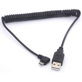 Cable De Carga De Usb A Micro Usb - 1,5 Metros Negro