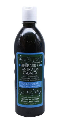 Shampoo Anticaída Cola De Caballo Colágeno Keratina Natural