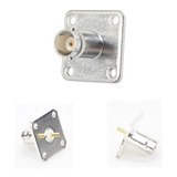 Conector Bnc Hembra Para Chasis 18 Mm Uso En Duplexers