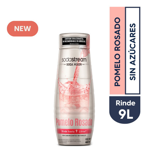 Soda Mixer Pomelo Rosado | Sabores De Sodastream