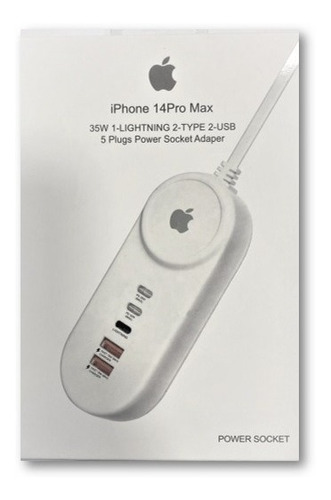 Apple Adaptador Cargador Multipuerto Lighting/type C/usb 35w