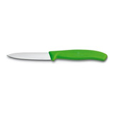 Cuchillo Para Verduras Swiss Classic Victorinox Verde 8 Cm