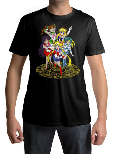 Playera Sailor Moon Anime Fan Sailors Scouts #0003sm