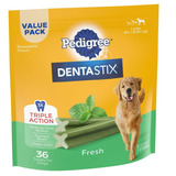 Hueso Para Perros Dentastix 36 Pza Fresh Menta Mal Aliento