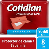 Cotidian Sabanilla Gel Súper Absorbente 8 Unidades Por Envase