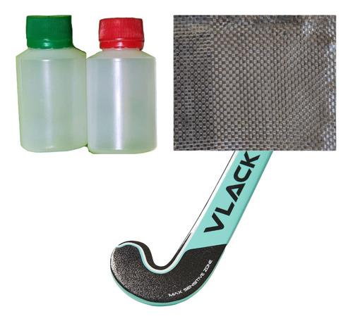 Kit Reparación De Palos De Hockey Con Carbono Y Resina Epoxi