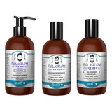 Silkey For Men Barberia - Shampoo + After Shave + Gel Barbeo