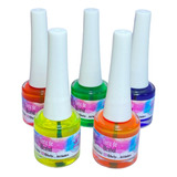 Kit Tinta Para Uñas X5 Und Colores Variados Nail Art 8 Ml