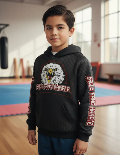 Sudadera Sublimada Cobra Kai Eagle Fang Infantil