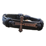 Pulsera Manilla Brazalete Cruz Oración Hombre Mujer 