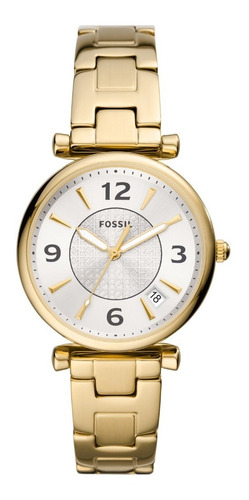 Reloj Mujer Fossil Carlie De Acero