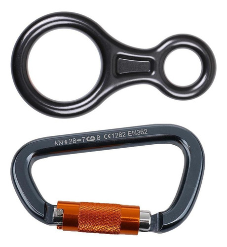 35kn 8 Safety Device Rappel Climbing +