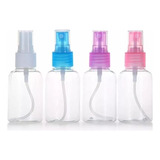 Botellas Transparentes Con Atomizador Set 10 Unidades 30ml