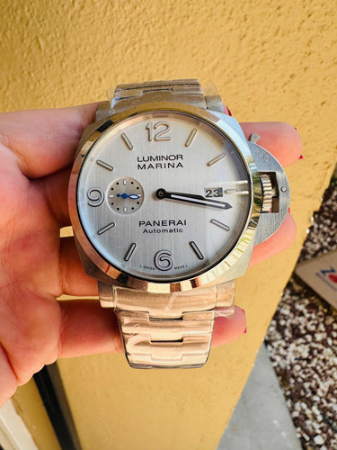 Belleza De Reloj Panerai De Caballero Blanco